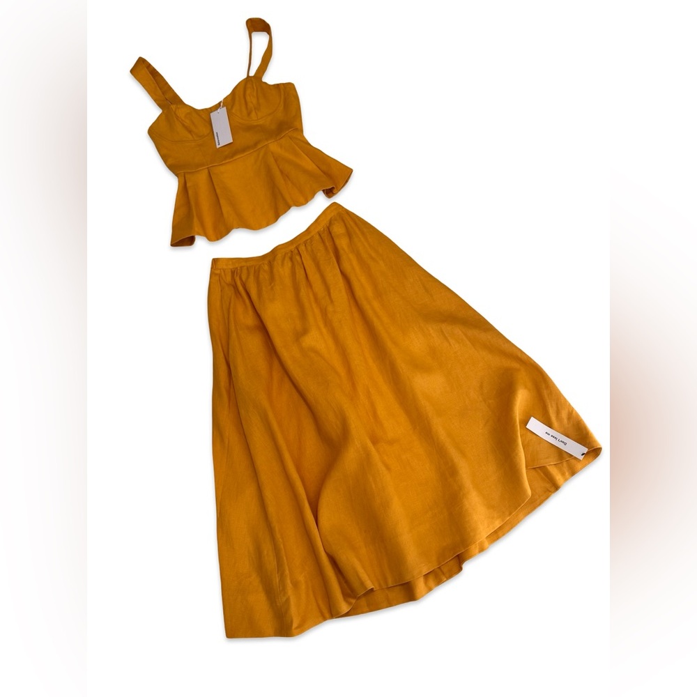 Reformation Golden Two-Piece Ensemble - Picture 4 of 7